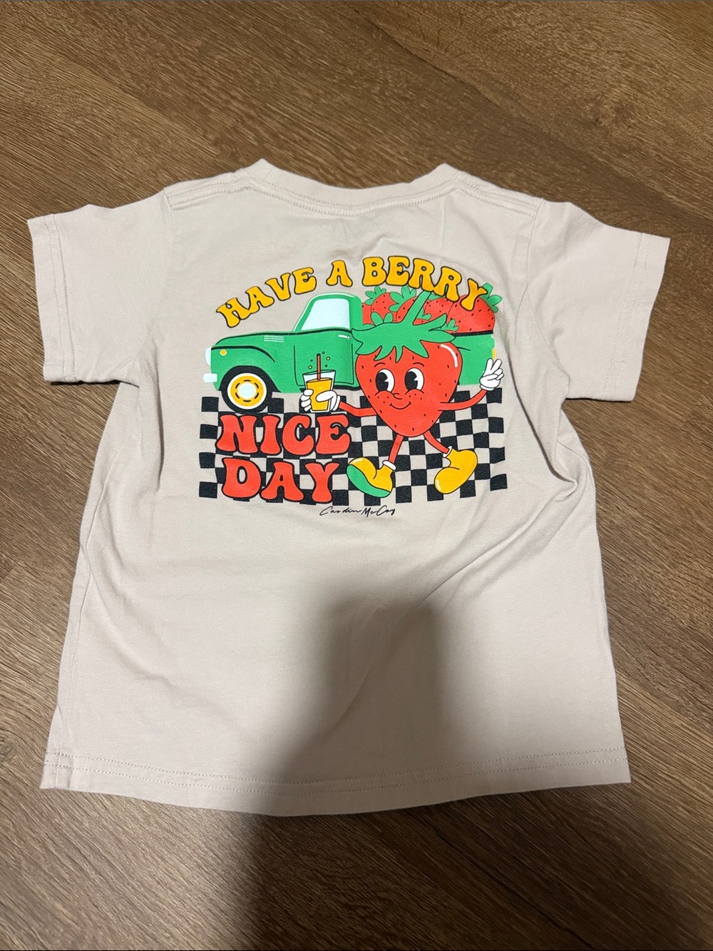 Have a Berry Nice Day Kids Graphic Tee - White